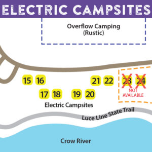 Electric Only Camping Sites