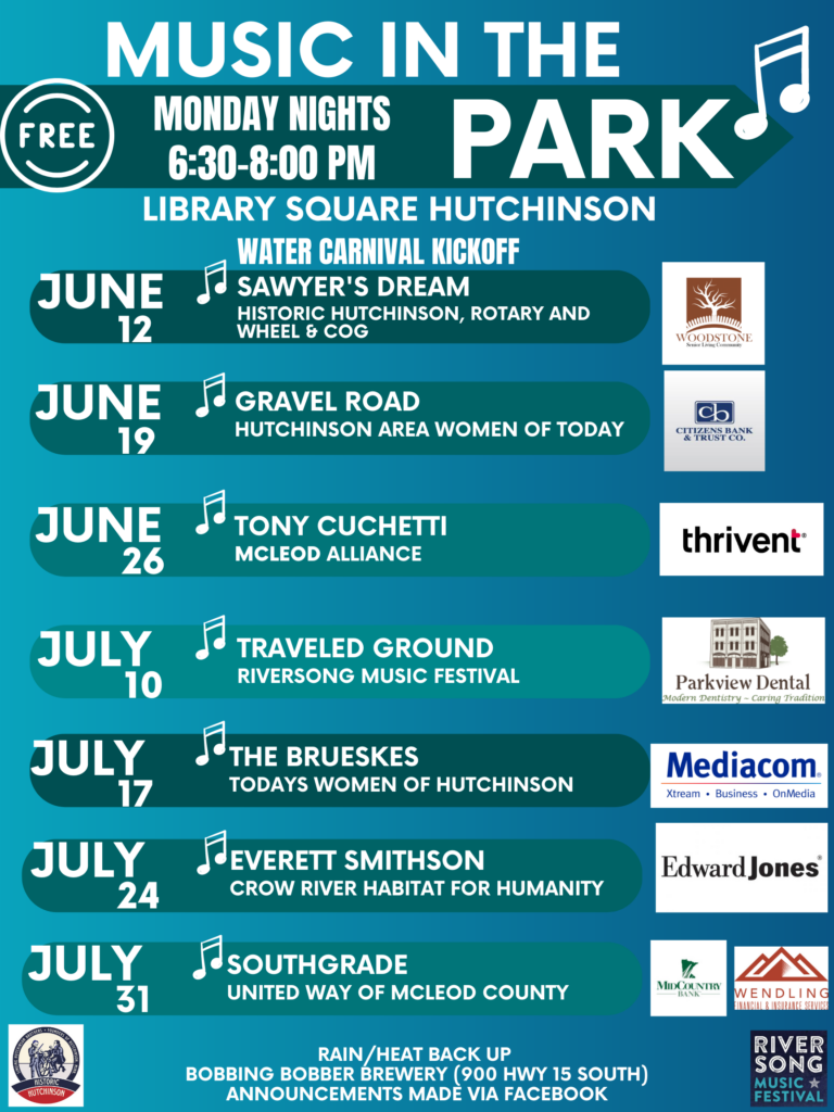 Outdoor Music Concerts Music in the Park RiverSong